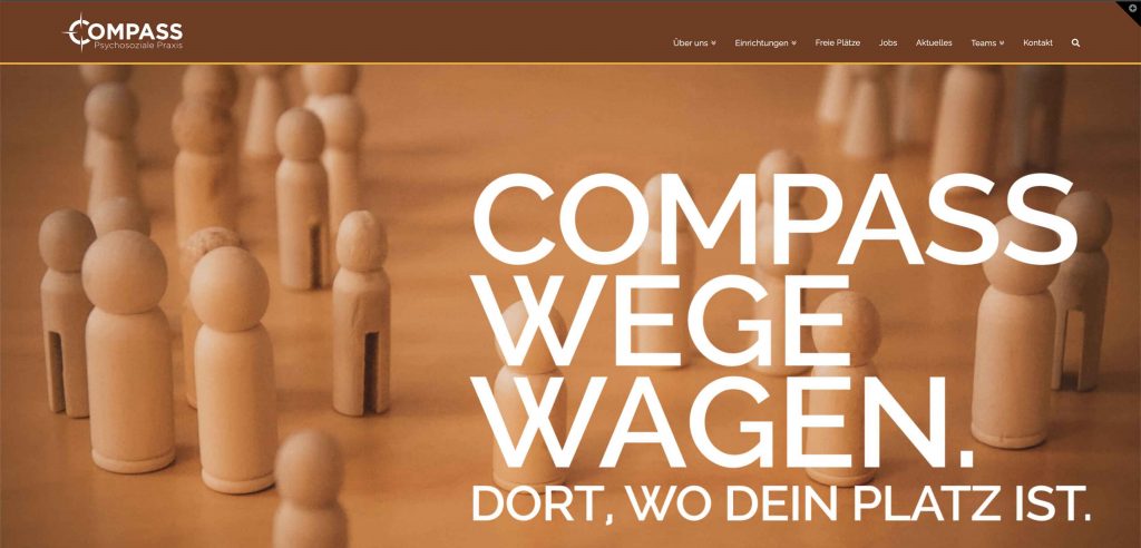Compass Berlin hat sein Webdesign von der Berliner Agentur Mendesgroup überarbeiten lassen.