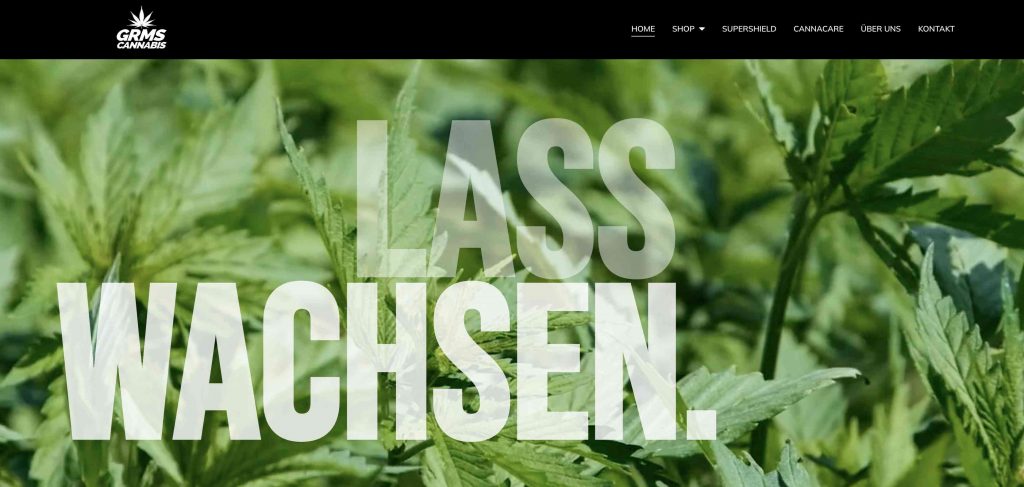 Der Onlineshop von GRMS Cannabis wurde von der Berliner Agentur für Webdesign Mendesgroup umgesetzt.